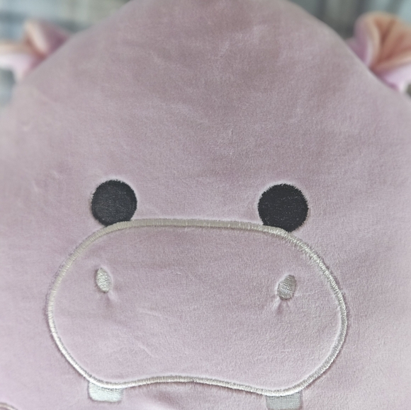 Squishmallows 12" Hanna the Hippo with Waffle Plush- NWT - Picture 6 of 7